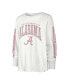 Women's White Alabama Crimson Tide Statement SOA 3-Hit Long Sleeve T-shirt