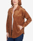 Фото #4 товара Petite Button Up Solid Corduroy Shacket