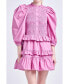 ფოტო #2 პროდუქტის Women's Smocking Detail Mini Dress