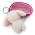 Фото #5 товара Сувенирный брелок или ключница для геймеров NICI Sleeping Pets Dog Poodle White 8 cm Key Ring