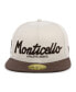 ფოტო #3 პროდუქტის Men's Cream Monticello Athletic Association Black Fives Snapback Adjustable Hat