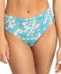 ფოტო #1 პროდუქტის Juniors' Beach Classics Floral-Print Tie-Side Bikini Bottom