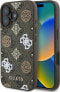 Фото #3 товара Guess GUESS futerał do IPHONE 16 kompatybilny z MagSafe GUHMP16SP4PWPW (PU Peony on 4G Background) brązowy