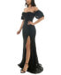 Фото #4 товара Juniors' Lace Off-The-Shoulder Gown