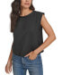 Petite Crewneck Extended-Shoulder Top