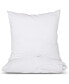 Circles Home European Size 100% Cotton Breathable Pillow Protector with Zipper – White (2 Pack)