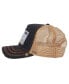 ფოტო #2 პროდუქტის Men's Black Tough Trucker Adjustable Hat