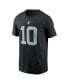 ფოტო #2 პროდუქტის Men's Jimmy Garoppolo Black Las Vegas Raiders Player Name and Number T-shirt