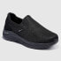 Фото #1 товара S Sport By Skechers Men's Porter Slip-On Arch Support Sneakers - Black 7