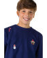 ფოტო #3 პროდუქტის Big Boys X-Mas Icons Cotton Sweater