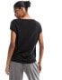 Vero Moda round neck t-shirt in black