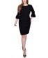 Фото #17 товара Big Girls 3/4 Sleeve Textured Knit Dress