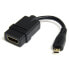 Фото #2 товара STARTECH 5in HDMI To HDMI Micro F/M adapter