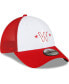 Men's Red, White Washington Nationals 2023 On-Field Batting Practice 39THIRTY Flex Hat Красно-белый, M/L - фото #4