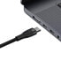 Фото #4 товара Кабель для быстрой зарядки Baseus Flash Series 2в1 USB-C 2xUSB-C 100W 1.5м черный