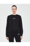 W Essential Crew Neck Sweatshirt Kadın Siyah Sweatshirt S232241-001