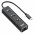 Фото #1 товара USB-хаб на 3 порта iggual IGG317709 Чёрный