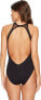 Vince Camuto Women's 178881 Scallop Detail One Piece Swimsuit Size 4