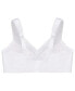 Фото #5 товара Women's Full Figure Plus Size MagicLift Cotton Wirefree Support Bra