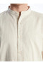 LCW Casual Regular Fit Uzun Kollu Keten Karışımlı Erkek Gömlek