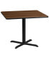 Фото #4 товара 36" Square Laminate Table Top With 30"X30" Table Height Base
