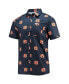 Фото #3 товара Men's Navy Auburn Tigers Super Slack Tide Omni-Shade Button-Up Shirt