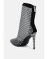 Фото #3 товара Fortunate Rhinestones Embellished Mesh Boots