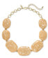 Фото #1 товара Style & Co gold-Tone Gemstone Statement Necklace, 19" + 3" extender, Created for Macy's