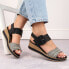 Фото #1 товара Leather wedge sandals Remonte W RKR646