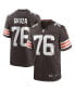 Фото #4 товара Men's Lou Groza Brown Cleveland Browns Game Retired Player Jersey