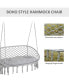 Boho Macrame Hammock Swing Chair Stylish, Comfortable, and Two-Seater