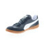 Фото #7 товара Puma Super Liga OG Retro Mens Blue Leather Lifestyle Sneakers Shoes