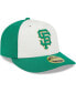 Фото #4 товара Men's White, Green San Francisco Giants 2024 St. Patrick's Day Low Profile 59FIFTY Fitted Hat