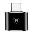 Фото #4 товара Адаптер переходник Baseus USB на USB-C OTG - черный
