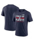 Men's Navy New York Rangers 2024 Stanley Cup Playoffs Crossbar Tri-Blend T-Shirt