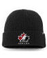 ფოტო #1 პროდუქტის Men's Black Hockey Canada Core Primary Logo Cuffed Knit Hat