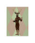 Фото #1 товара Fab Funky Fencing Deer, Full Canvas Art - 27" x 33.5"