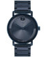 ფოტო #1 პროდუქტის Men's Bold Evolution 2.0 Swiss Quartz Ionic Plated Blue Steel Watch 40mm