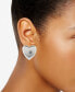 ფოტო #2 პროდუქტის Puffy Heart Statement Button Earrings