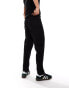 Фото #3 товара Selected Homme relaxed tapered fit waistband trouser in black