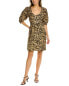 Фото #1 товара Ba&Sh Puff-Sleeve Mini Linen-Blend Dress Women's