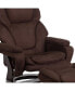 Фото #9 товара Multi-Position Recliner & Ottoman With Swivel Wood Base