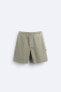 Carpenter bermuda shorts with pocket