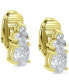 ფოტო #6 პროდუქტის Cubic Zirconia Pear-Shape Clip-On Stud Earrings, Created for Macy's