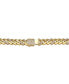 ფოტო #2 პროდუქტის 14K Gold Plated Cubic Zirconia Miami Cuban Curb Link Bracelet