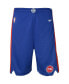 ფოტო #2 პროდუქტის Big Boys Blue Detroit Pistons Icon Edition Mesh Performance Swingman Shorts