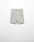 Фото #4 товара Women's Ribbed Pajama Shorts