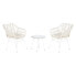 Table set with 2 chairs DKD Home Decor 56 x 57,5 x 82 cm