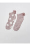 LCW DREAM Puantiyeli Ponpon Detaylı Pamuklu Kadın Ev Çorabı 2'li Paket