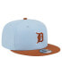 ფოტო #2 პროდუქტის Men's Light Blue Detroit Tigers Spring Color Two-Tone 9FIFTY Snapback Hat